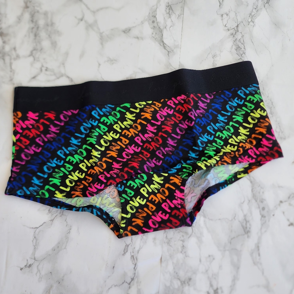 PINK VS LOGO BOYSHORT PANTIES